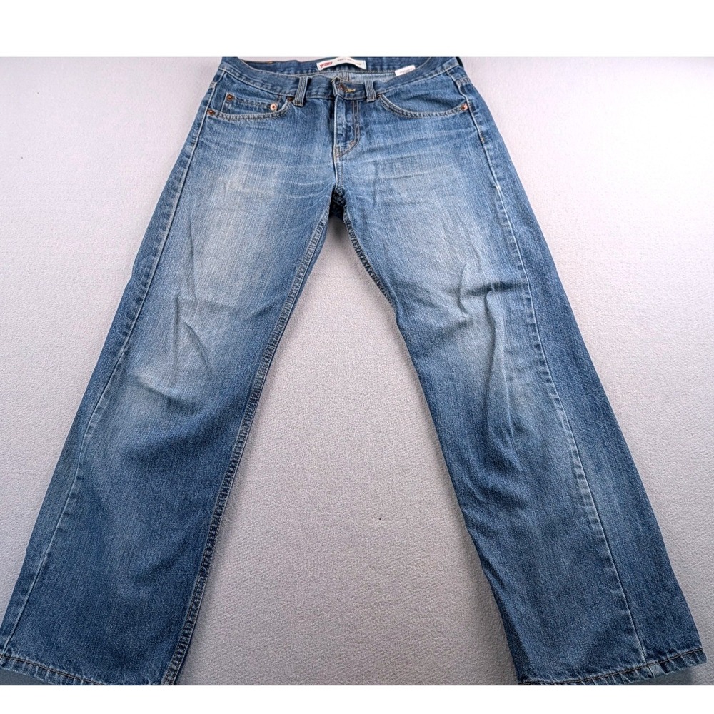 Levis 550 Relaxed Fit Blue Denim Jeans Womens Size 16 Reg 28x28 Medium Wash